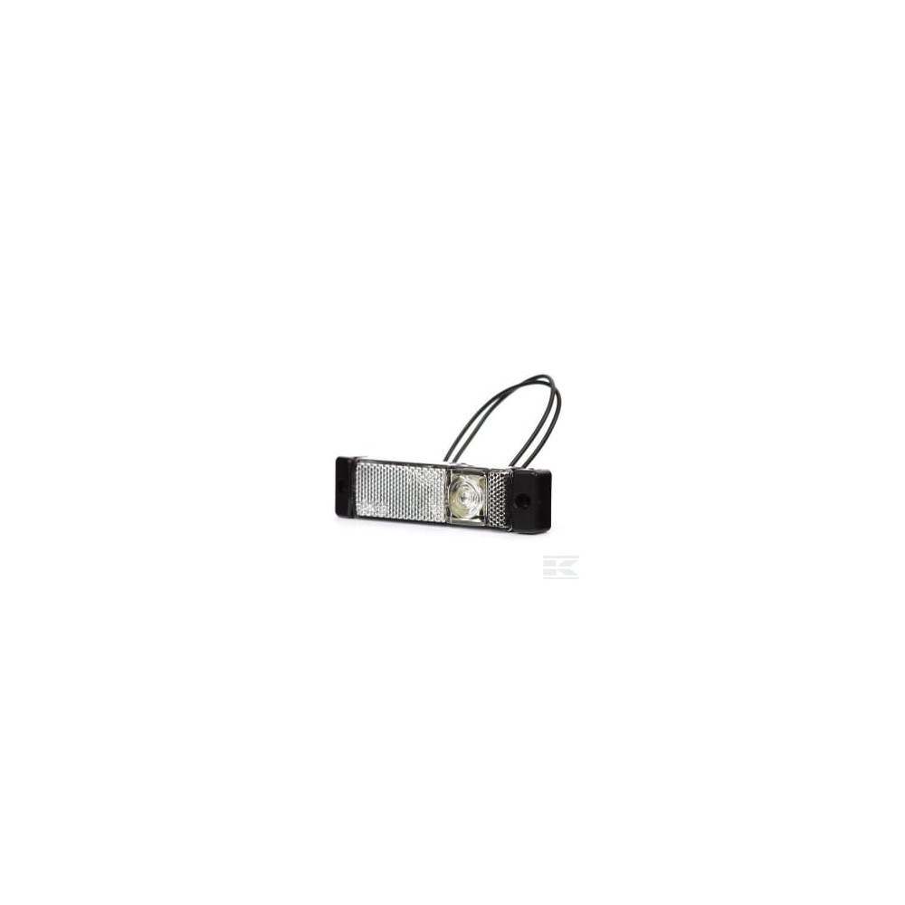 Kramp LA30142 Feu de gabarit LED, rectangulaire, 12-24V, 130x32x20mm, Kramp