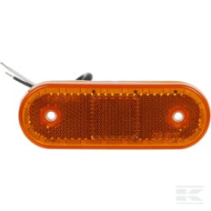 Kramp LA30119 Feu de gabarit LED, rectangulaire, 12-24V, 114x40x25mm, Kramp