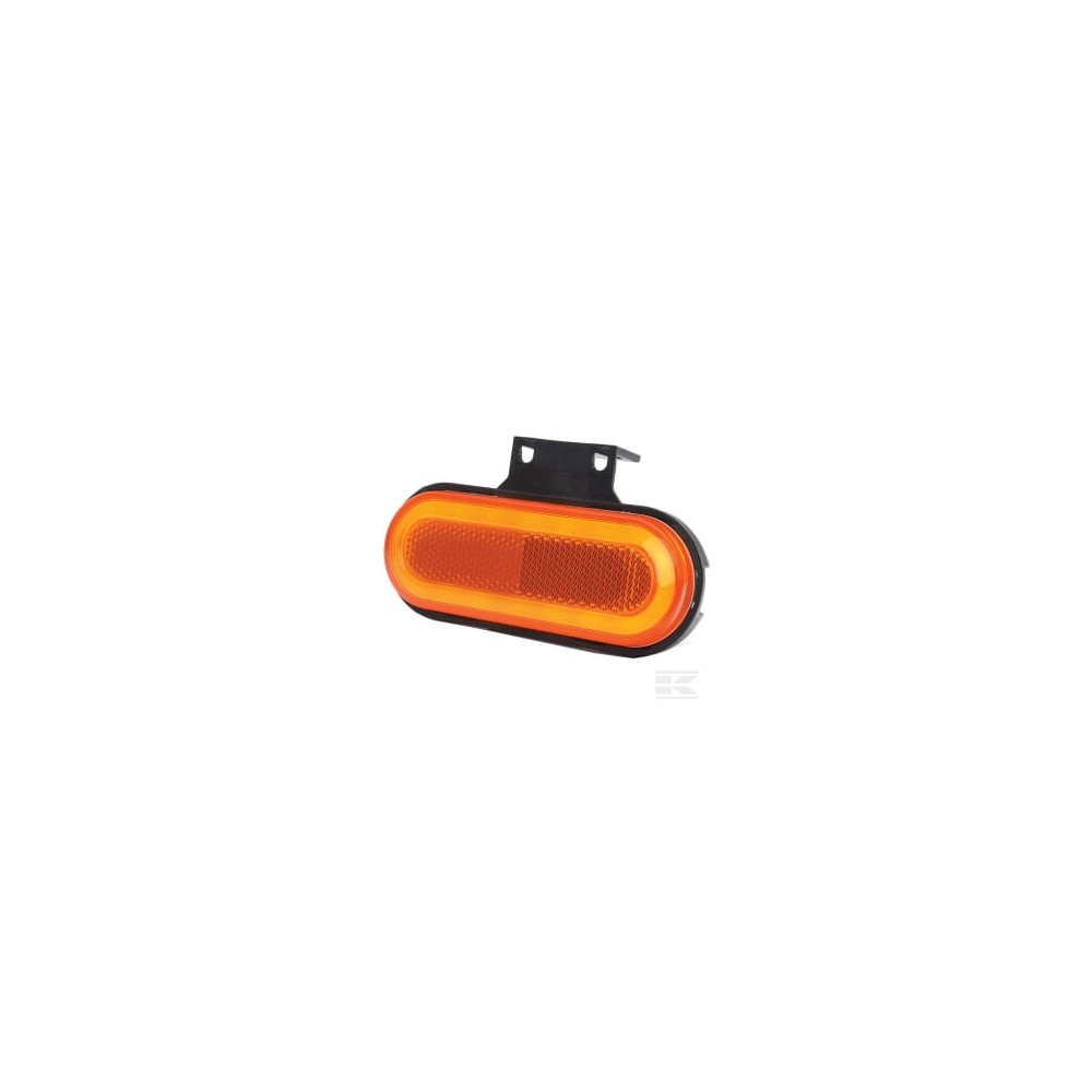 Kramp LA30154IND Feu de position LED, avec indicateur de direction, rectangulaire, 12-24 V, 124x49x20 mm, Kramp