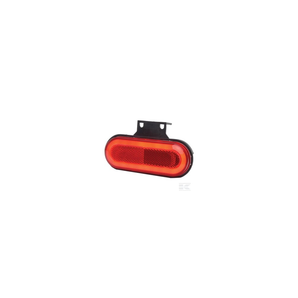 Kramp LA30154R Feu de position LED, rectangulaire, 12-24 V, 124x49x20 mm, Kramp