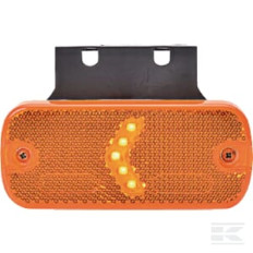 Kramp LA30110 Feu de gabarit LED, rectangulaire, 12-24V, 105.4x45x11.8mm, Kramp