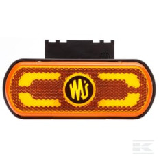 Kramp LA30082 Feu de position LED, ambre, rectangulaire, 12-24V, 133.8x53x25mm, "SAFETY LINE", Kramp