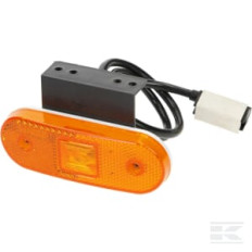 Kramp LA30126 Feu de gabarit LED, rectangulaire, 12-24V, 113,5x40x26,5mm, Jaeger, Kramp