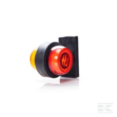 Kramp LA30086 Feu de gabarit arrière LED, fixe, rouge/orange, 12-24 V, 108 x 98 x 79 mm