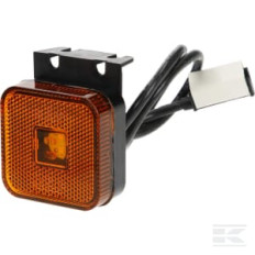 Kramp LA30123 Feu de gabarit LED, carré, 12-24V, 65x65x28mm, Jaeger, Kramp