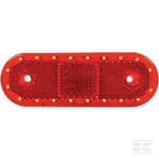 Kramp LA30116 Feu de gabarit LED, rectangulaire, 12-24V, 114x40x25mm, Kramp