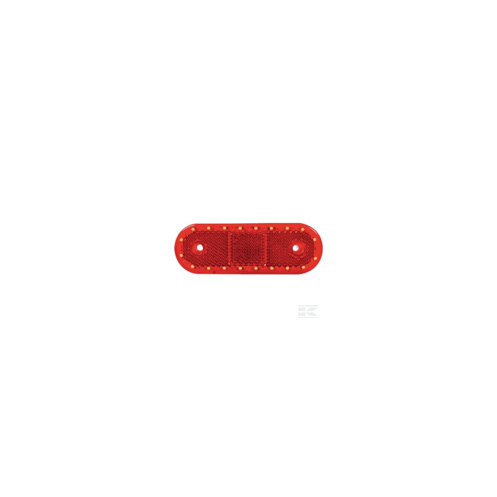 Kramp LA30116 Feu de gabarit LED, rectangulaire, 12-24V, 114x40x25mm, Kramp