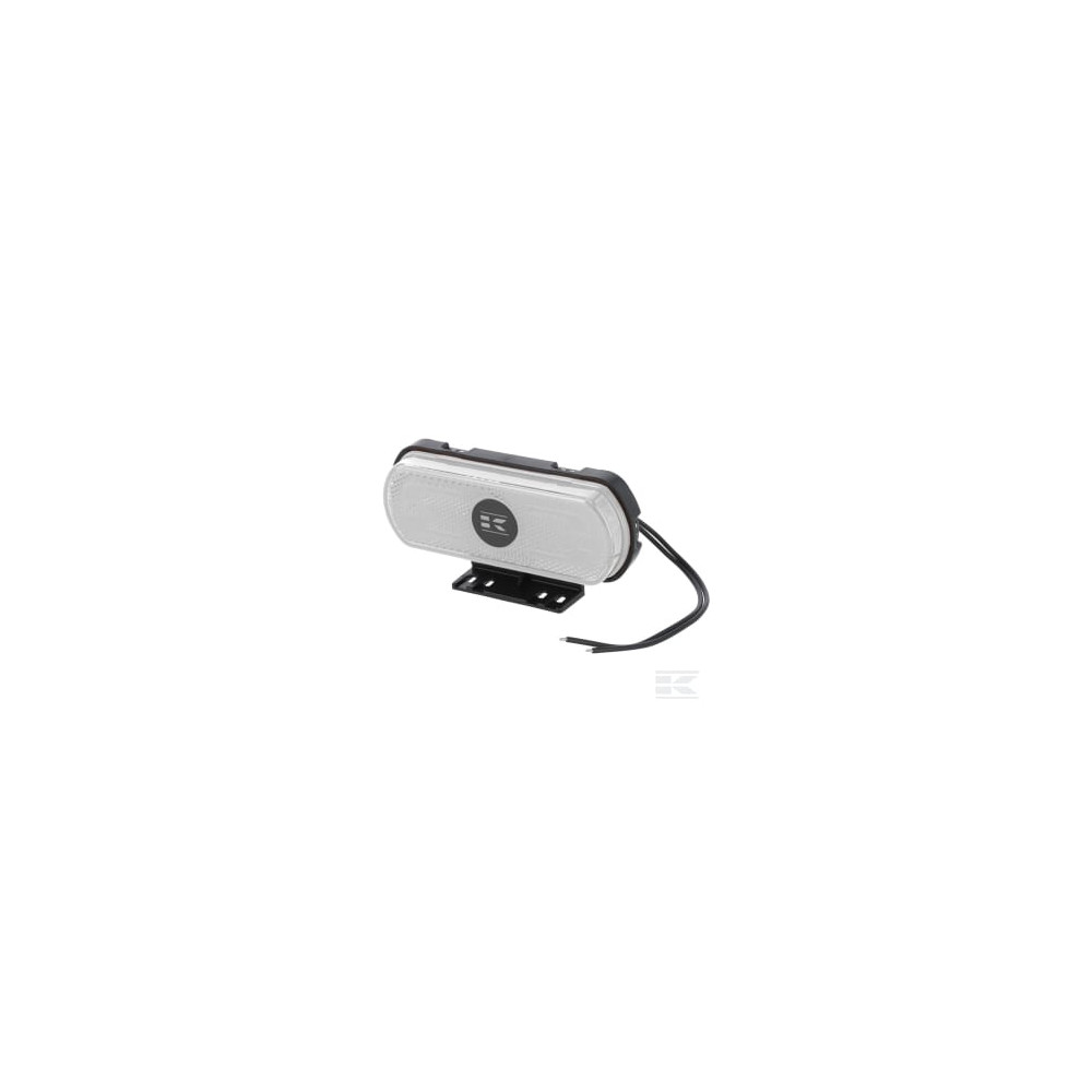 Kramp LA30170 Feu de gabarit LED, blanc, rectangulaire, 12-24V, 133,8x53x25mm, "SAFETY LINE", Kramp
