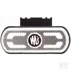 Kramp LA30080 Feu de position LED, blanc, rectangulaire, 12-24V, 133.8x53x25mm, "SAFETY LINE", Kramp
