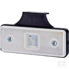 gopart LA35050 Feu de gabarit LED, 0.4/0.7W, rectangulaire, 12/24V, blanc, 112x45x17mm, 1 LED, gopart