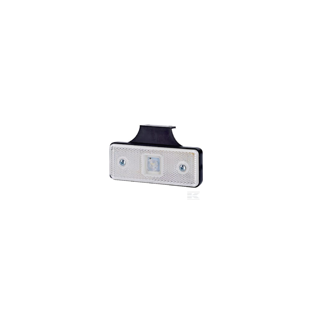 gopart LA35050 Feu de gabarit LED, 0.4/0.7W, rectangulaire, 12/24V, blanc, 112x45x17mm, 1 LED, gopart