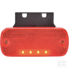 Kramp LA30102 Feu de gabarit LED, rectangulaire, 12-24V, 105.4x45x11.8mm, Kramp