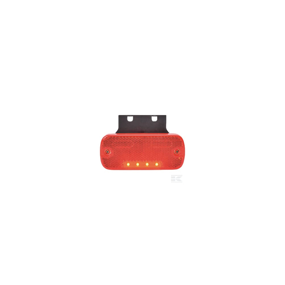 Kramp LA30102 Feu de gabarit LED, rectangulaire, 12-24V, 105.4x45x11.8mm, Kramp