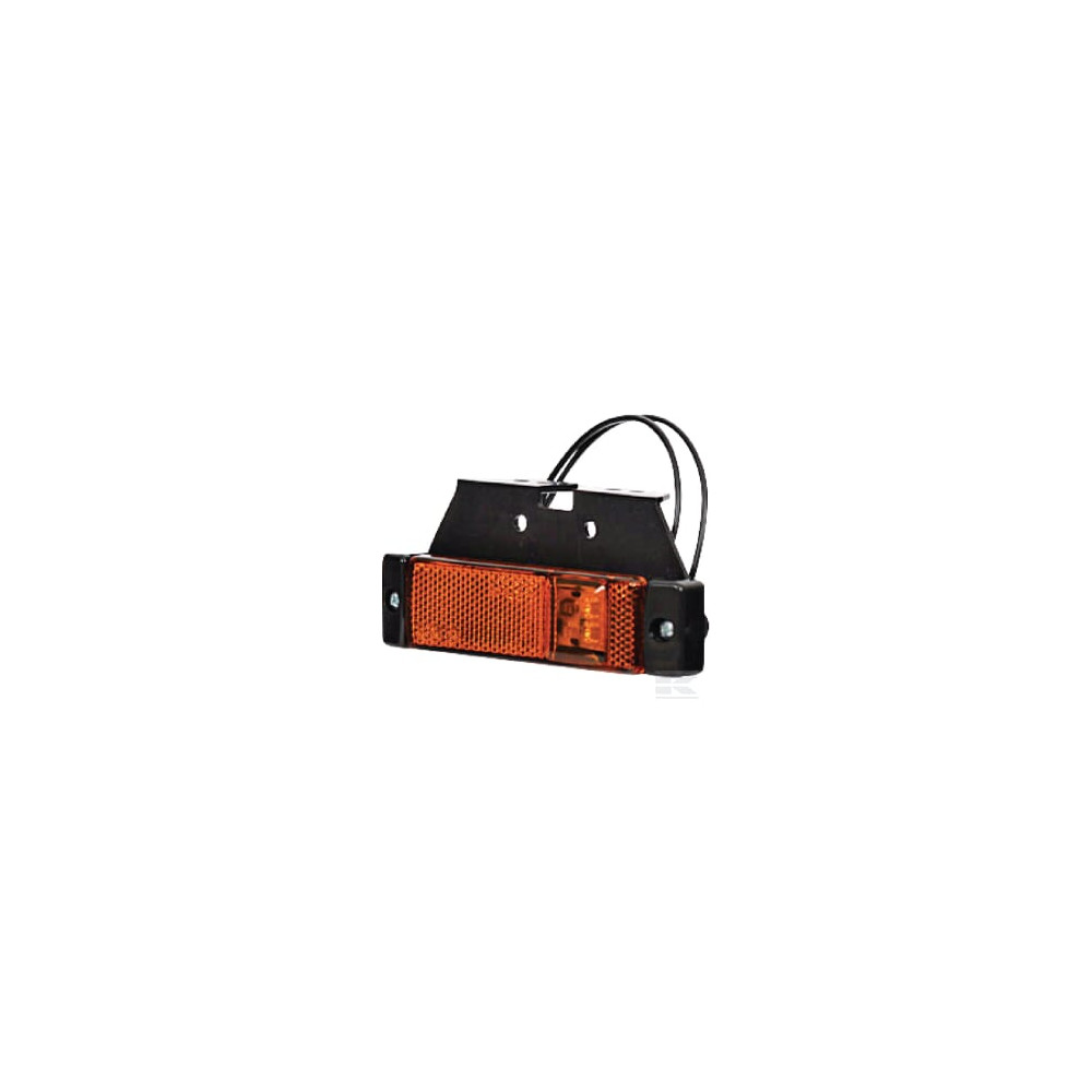 Kramp LA30131 Feu de gabarit LED, rectangulaire, 12-24V, 130x32x20.5mm, Kramp