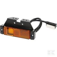 Kramp LA30132 Feu de gabarit LED, rectangulaire, 12-24V, 130x32x20.5mm, Jaeger, Kramp