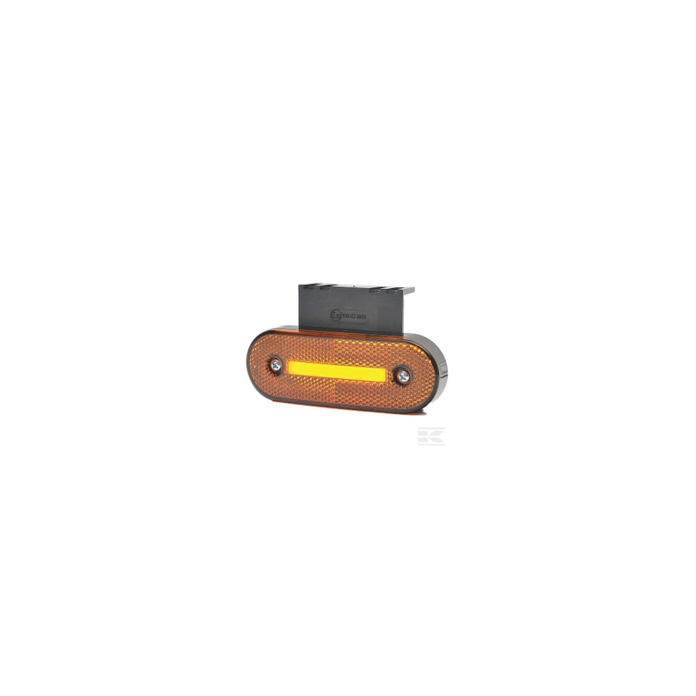 Kramp LA30155IND Feu de position LED, avec indicateur de direction, rectangulaire, 12-24 V, 115,3x41,3x20 mm, Kramp