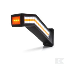 Kramp LA30070R Feu arrière multifonction LED, droit, rouge/orange/blanc, 12-24 V, 238 x 181 x 72 mm