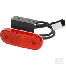 Kramp LA30117 Feu de gabarit LED, rectangulaire, 12-24V, 114x40x25mm, Jaeger, Kramp