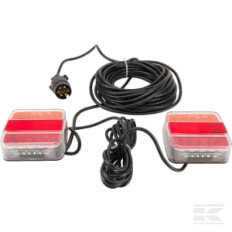 gopart LA65014 Kit signalisation LED feux arrière câble 12 m magnétique