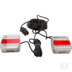 Kramp LA65016KR Kit d'éclairage LED 12V montable sur câble 12m