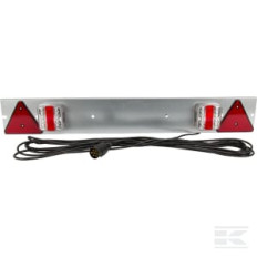 Kramp LA65021KR Panneau lumineux LED 12V 1m, câble 12m, prise 7 broches