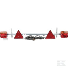 Kramp LA65001KR Rampe lumineux 12V 1-1,6m, câble 7,5m, prise 7 plots