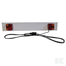 Kramp LA90480KR Panneau lumineux 12 V 3 pieds, câble 4 m, prise 7 broches