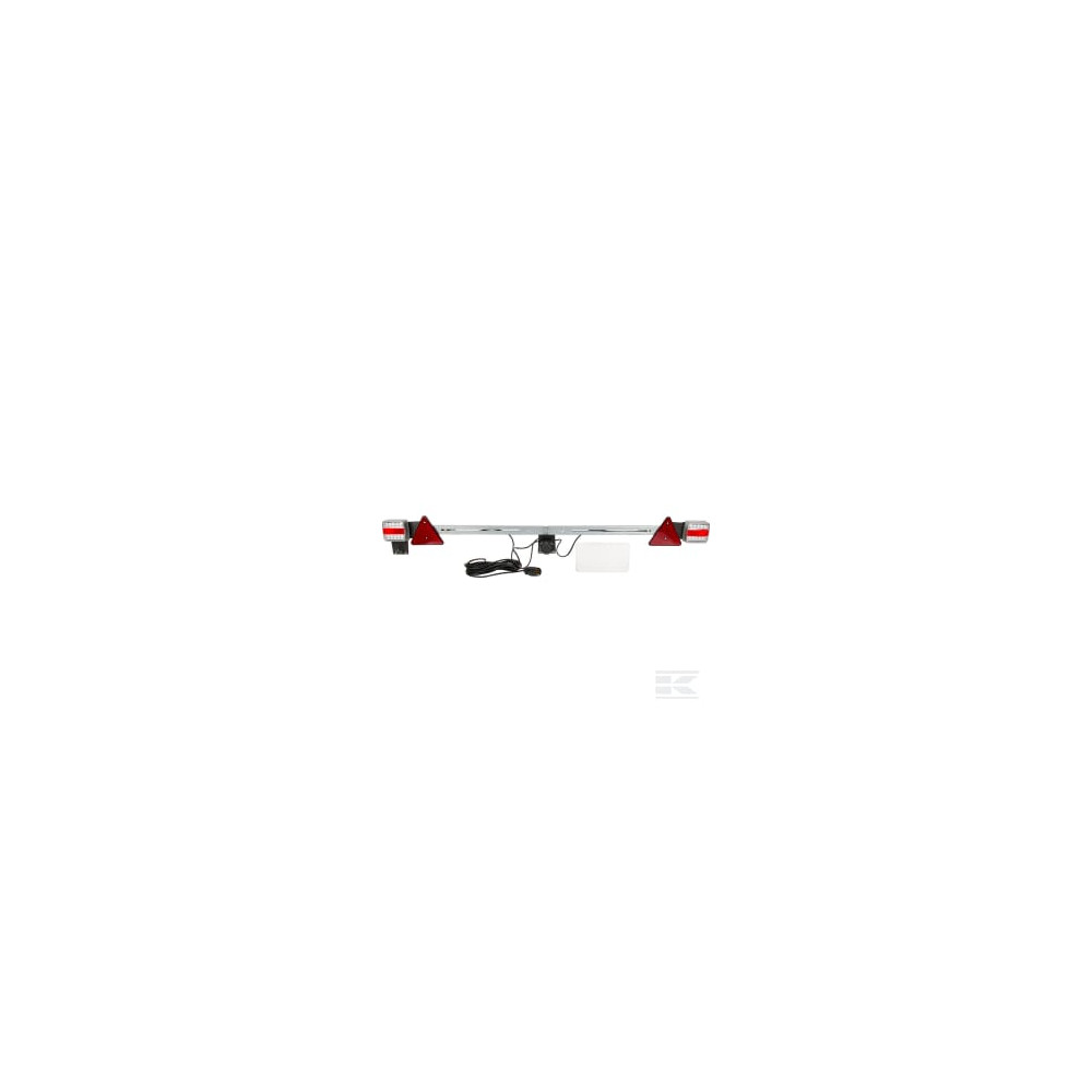 gopart LA65020 Rampe de signalisation LED télescopique 1,40 - 2,10 m câble 7,5 m