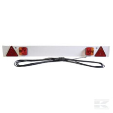 Kramp LA91284KR Panneau lumineux 12 V, 1,27 m, câble 12 m, prise 7 broches