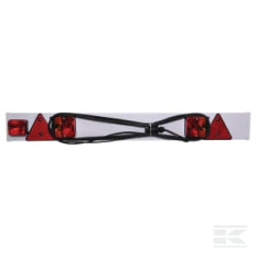Kramp LA91282EUKR Panneau lumineux 12 V 4 pieds, câble 12 m, prise 7 broches