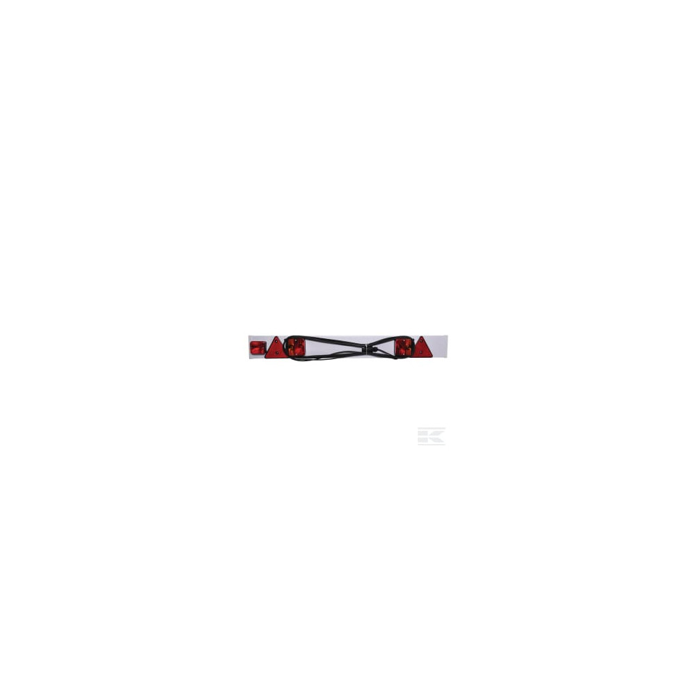 Kramp LA91282EUKR Panneau lumineux 12 V 4 pieds, câble 12 m, prise 7 broches