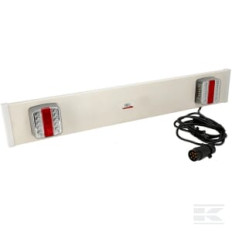 Kramp LA90490KR Panneau lumineux LED 12V 3 pieds, câble 4 m, prise 7 broches