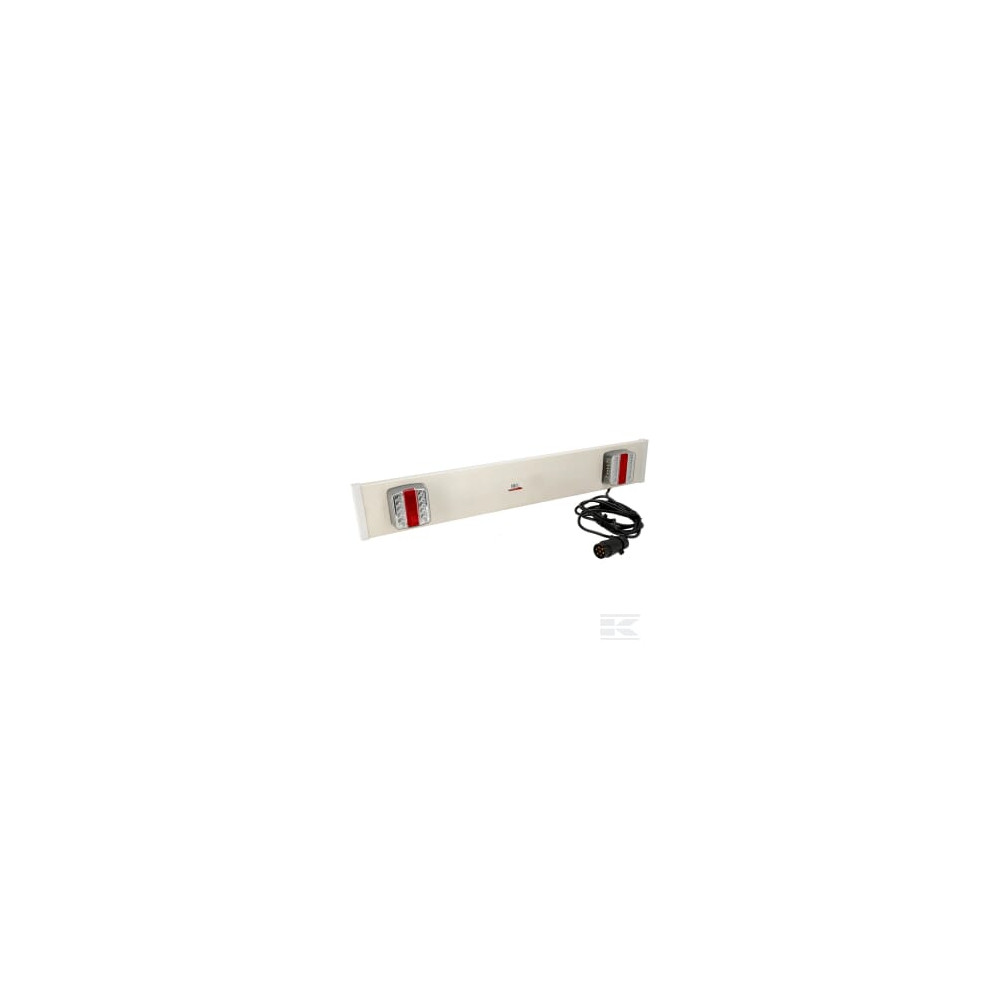 Kramp LA90490KR Panneau lumineux LED 12V 3 pieds, câble 4 m, prise 7 broches