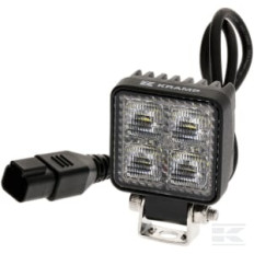 Kramp LA10605 Phare de travail LED, 12W, 1200lm, carrée