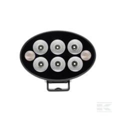 Kramp LA10621 Phare de travail + feu de signalisation LED orange, 36W, 3500lm, ovale