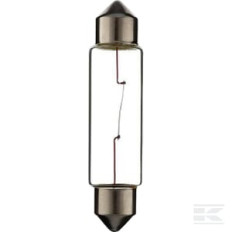 Kramp B1221 Ampoule 12V 10W SV8,5 (boîte de 10 pièces)