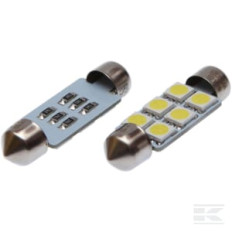 Kramp GL249466000P02 Ampoule Led, 24 V SV8.5, blanc, 10X41 OFF-ROAD (2x)
