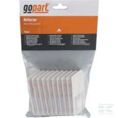gopart LA75004 Catadioptre rectangle blanc 94x44mm