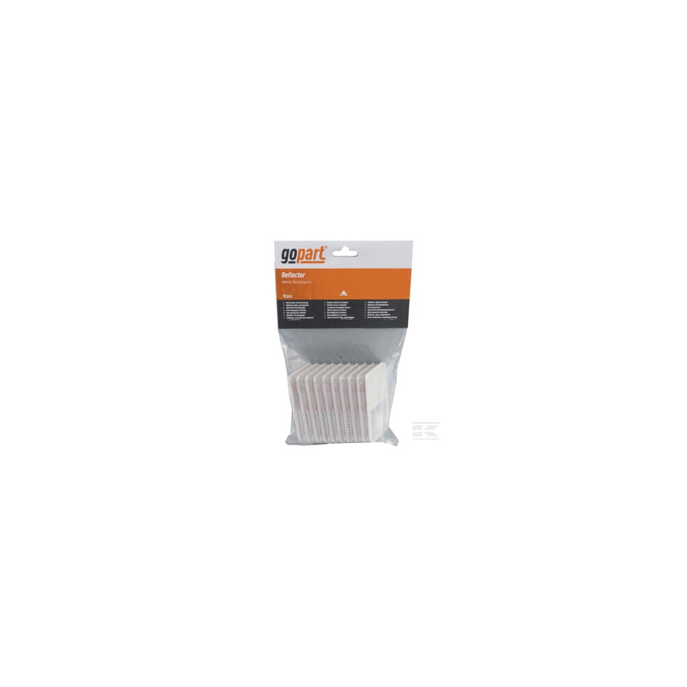 gopart LA75004 Catadioptre rectangle blanc 94x44mm