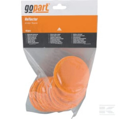 gopart LA75023 Catadioptre rond orange Ø75mm