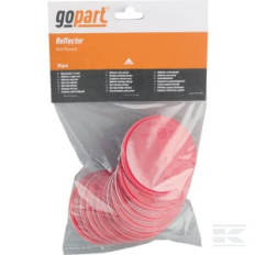 gopart LA75024 Catadioptre rond rouge Ø75mm