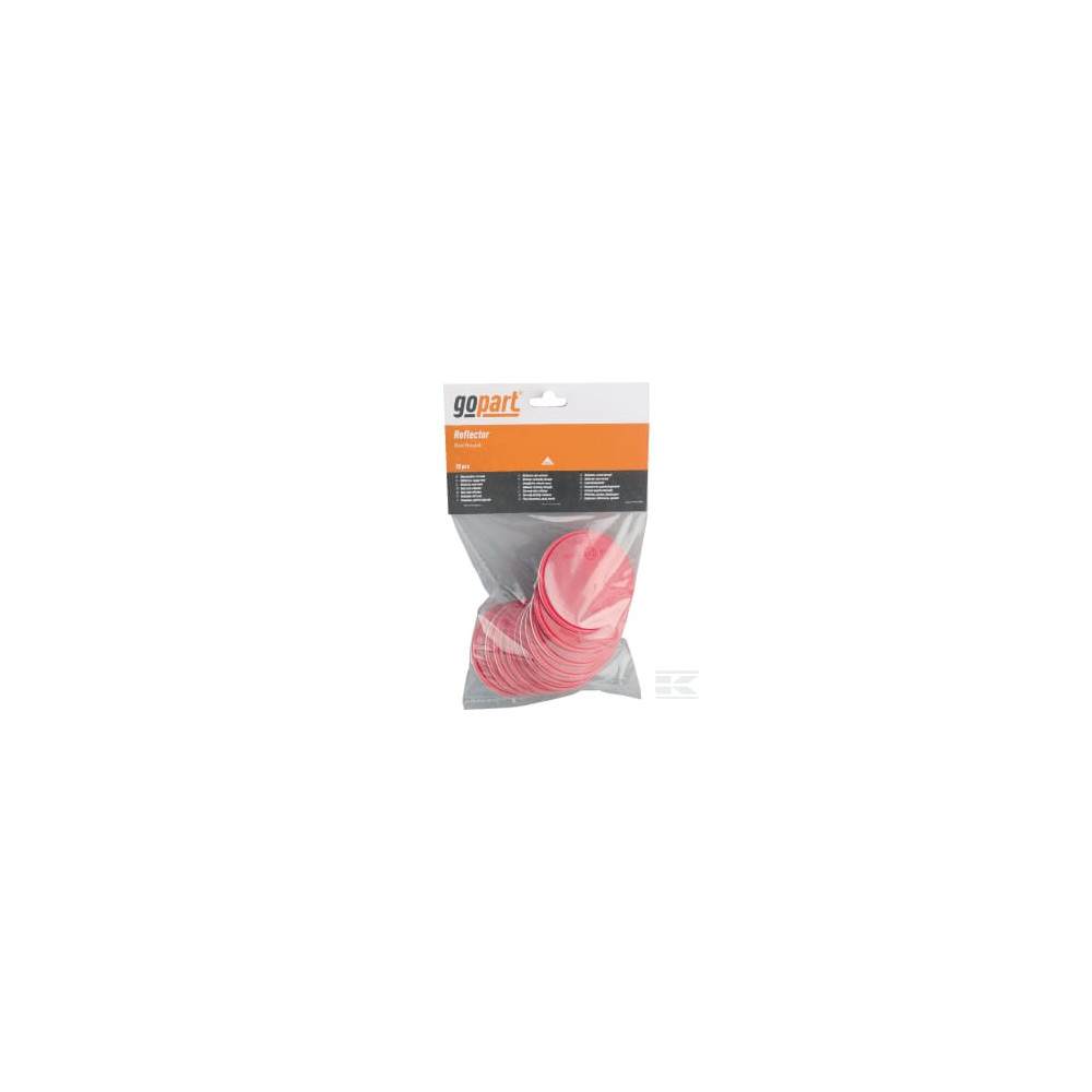 gopart LA75024 Catadioptre rond rouge Ø75mm