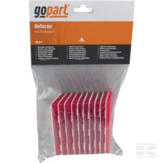 gopart LA75006 Catadioptre rectangle rouge 94x44mm