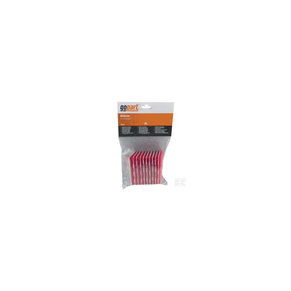 gopart LA75006 Catadioptre rectangle rouge 94x44mm