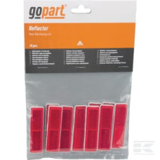 gopart LA75009 Catadioptre rectangle rouge 69x20mm