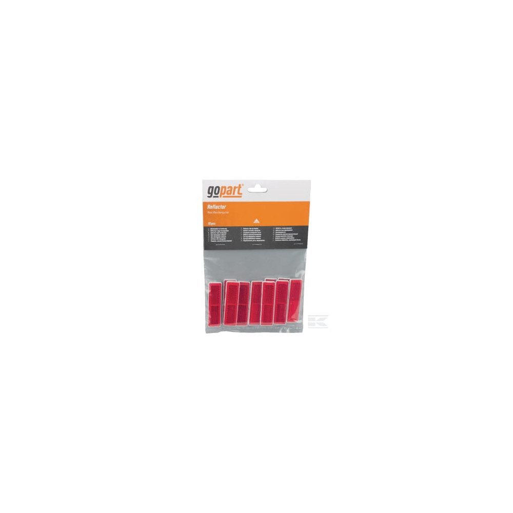 gopart LA75009 Catadioptre rectangle rouge 69x20mm