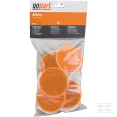 gopart LA75020 Catadioptre rond orange Ø75mm tige filetée