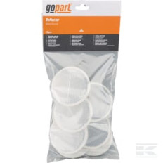 gopart LA75019 Catadioptre rond blanc Ø75mm tige filetée