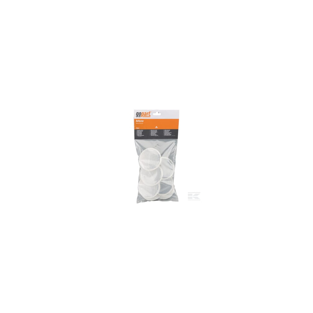 gopart LA75019 Catadioptre rond blanc Ø75mm tige filetée