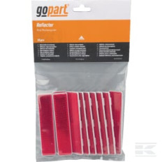 gopart LA75015 Catadioptre rectangle rouge 105x24mm